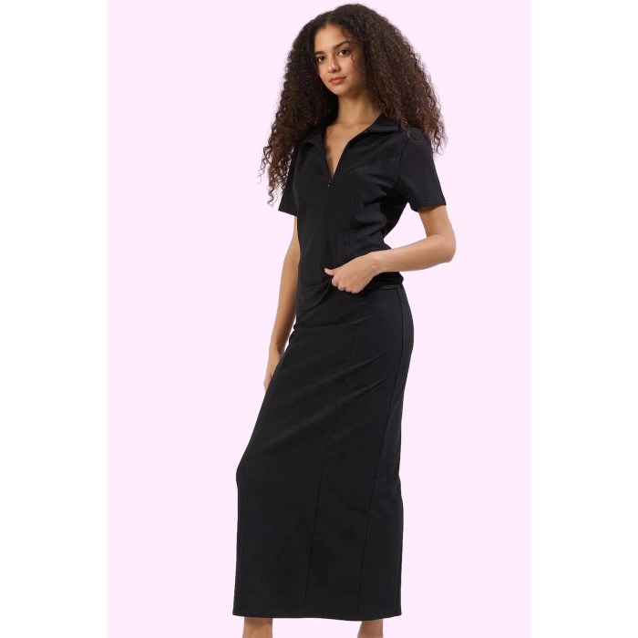 Kadın Maxi Etek Yüksek Bel Kalem Günlük Casual Stil Özel Günler Yaz Aylarının Vazgeçilmezi