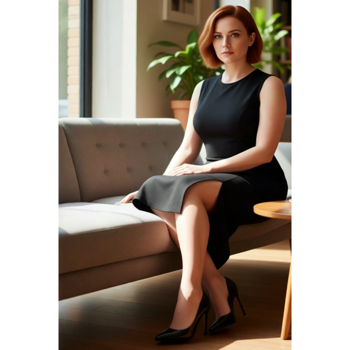 Kadın Midi Boy Siyah Bodycon Elbise Kolsuz Yırtmaç Detaylı Örme Kumaş Bisiklet Yaka Büyük Beden