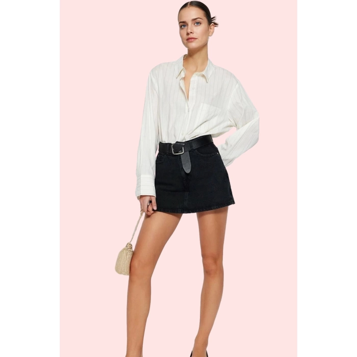 Kadın Mini Denim Şort Etek Pamuk Casual Günlük Kombinler İçin Mükemmel Yaz Aylarının Vazgeçilmezi
