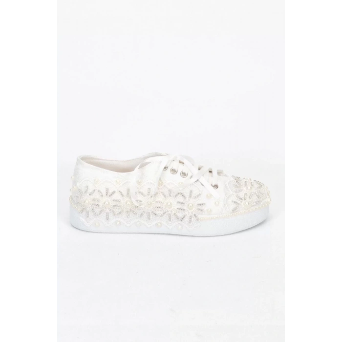 Kadın Moda Şık Dolgu Topuklu Ayakkabı Topuklu Zarif Tasarım Düğün Nişan Gece Abiye Ayakkabı