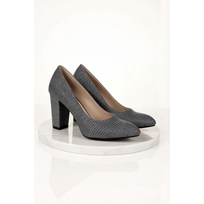 Kadın Moda Şık Gold Mercan Topuklu Klasik Ayakkabı Topuklu Düğün Nişan Gece Abiye Ayakkabı