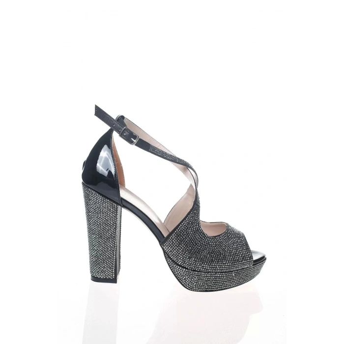 Kadın Moda Şık Gold Topuklu Zarif Tasarım Yüksek Topuk Düğün Nişan Gece Abiye Ayakkabı