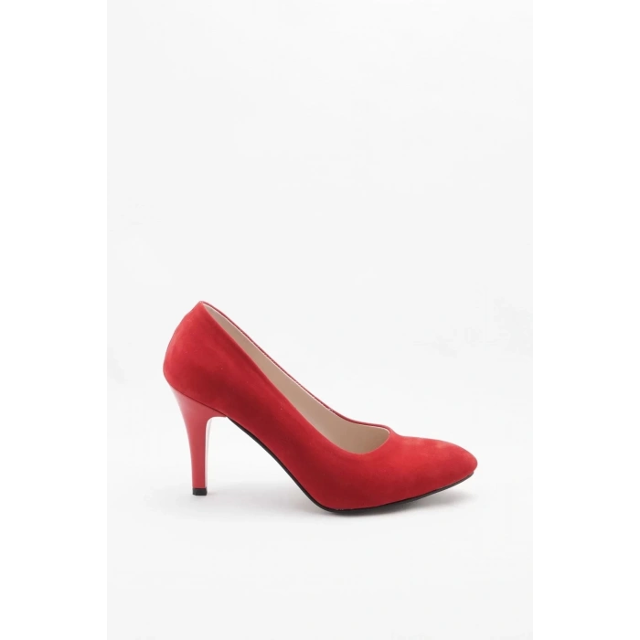 Kadın Moda Şık Kırmızı Klasik Topuklu Ayakkabı Topuklu Düğün Nişan Gece Abiye Ayakkabı