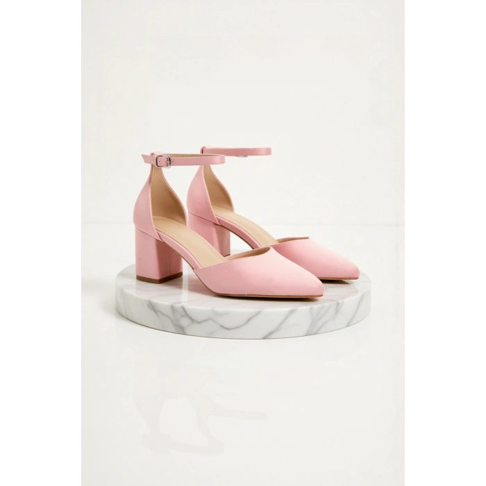 Kadın Moda Şık Klasik Kısa Düğün Nişan Gece Abiye Ayakkabı