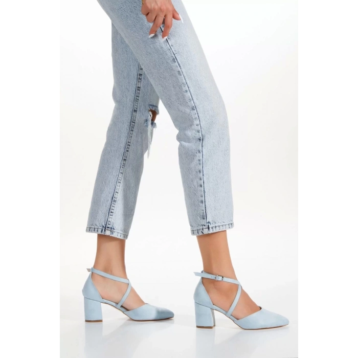 Kadın Moda Şık Klasik Kısa Düğün Nişan Gece Abiye Ayakkabı