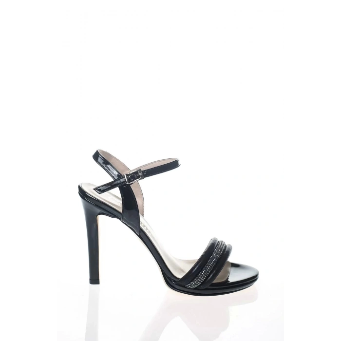 Kadın Moda Şık Pembe Sıra Taş Topuklu Zarif Tasarım Düğün Nişan Gece Abiye Ayakkabı