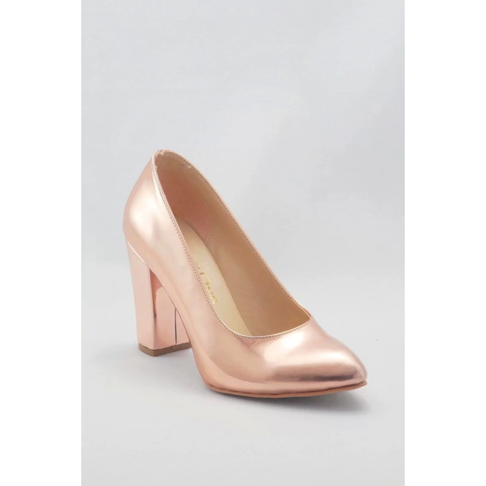 Kadın Moda Şık Rose Klasik Topuklu Ayakkabı Topuklu Düğün Nişan Gece Abiye Ayakkabı