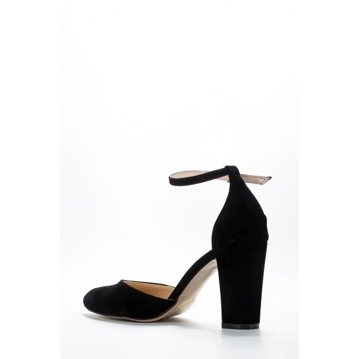 Kadın Moda Şık Sedef Cilt Topuklu Bilek Bağlamalı Klasik Ayakkabı Düğün Nişan Gece Abiye Ayakkabı