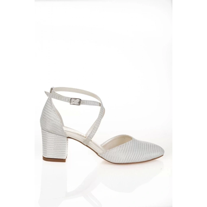 Kadın Moda Şık Sedef Mercan Topuklu Klasik Ayakkabı Topuklu Düğün Nişan Gece Abiye Ayakkabı