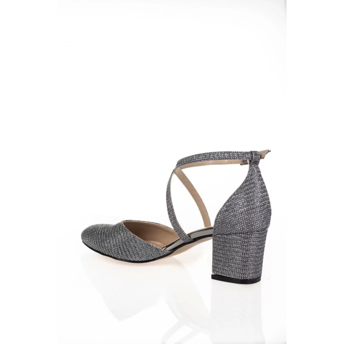 Kadın Moda Şık Sedef Mercan Topuklu Klasik Ayakkabı Topuklu Düğün Nişan Gece Abiye Ayakkabı