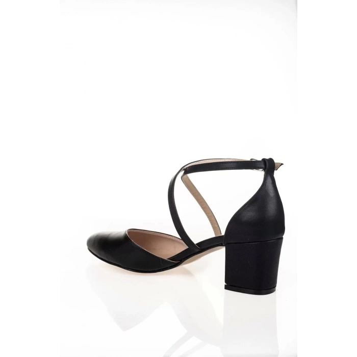 Kadın Moda Şık Siyah Topuklu Ayakkabı Topuklu Zarif Tasarım Düğün Nişan Gece Abiye Ayakkabı