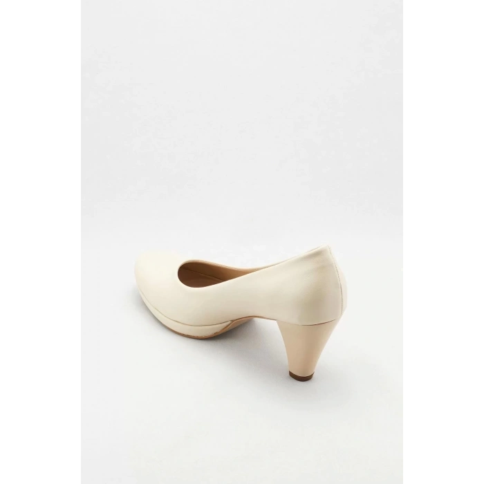 Kadın Moda Şık Ten Klasik Topuklu Ayakkabı Topuklu Düğün Nişan Gece Abiye Ayakkabı