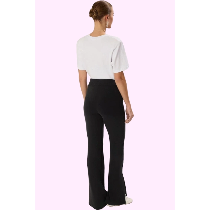 Kadın Modal Flare Pantolon Yüksek Bel Geniş Paça Casual Günlük Stil Yaz Aylarının Vazgeçilmezi