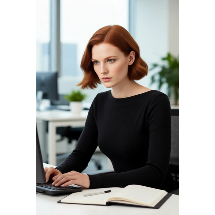 Kadın Modern Siyah Fitted Kayık Yaka Triko Kazak Konforlu Yapısıyla Her Kombine Uyum Sağlar Çok