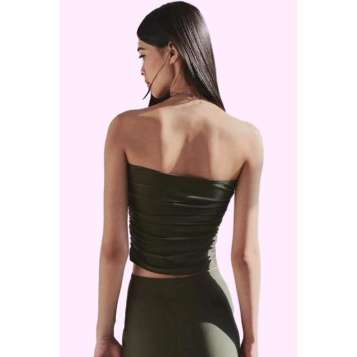 Kadın Örme Maxi Etek Renk Sandy Dokuma Aksesuar Detaylı Bodycone Yaz Aylarının Vazgeçilmezi