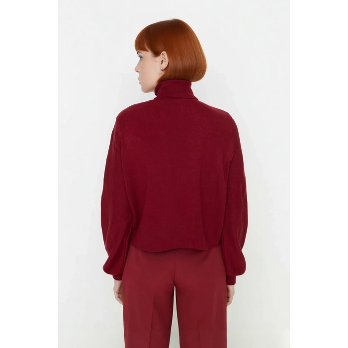 Kadın Oversize Balıkçı Yaka Basic Triko Kazak Kışlık Soğuk Havalar İçin İdeal Şıklık Ve Rahatlık