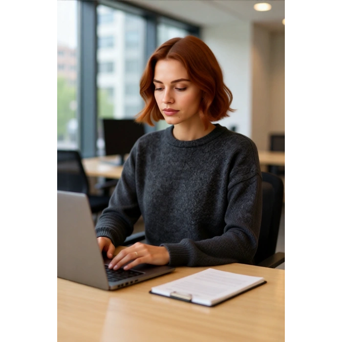 Kadın Oversize Bisiklet Yaka Düşük Kollu Triko Kazak Soğuk Havalar İçin Rahat Şık Kombinler