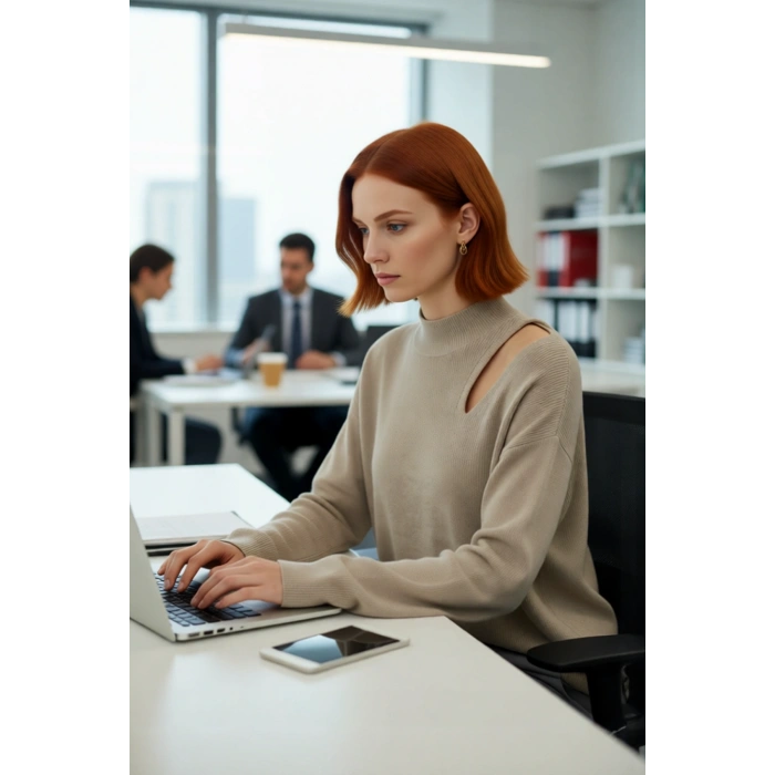 Kadın Oversize Cut Out Detaylı Siyah Triko Kazak Akrilik Fitilli Uzun Kollu Kışlık Kombinlerinize