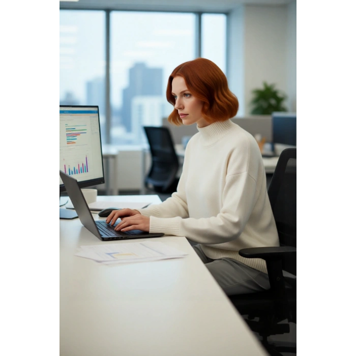 Kadın Oversize Dik Yaka Triko Kazak Ekru Rengiyle Kış Kombinlerine Şıklık Katan Yünlü Seçenek