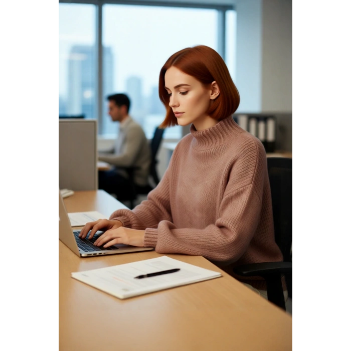 Kadın Oversize Dik Yaka Triko Kazak Soğuk Günlerde Konforlu ve Rahat Bir Görünüm Sunar Kaliteli