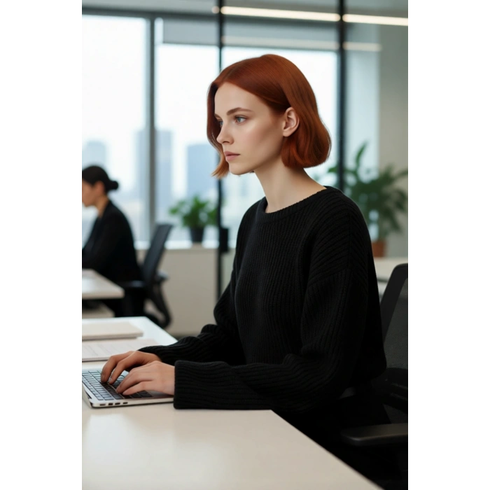 Kadın Oversize Gri Akrilik Selanik Dokuma Super Crop İspanyol Kol Triko Kazak Günlük Stilinize