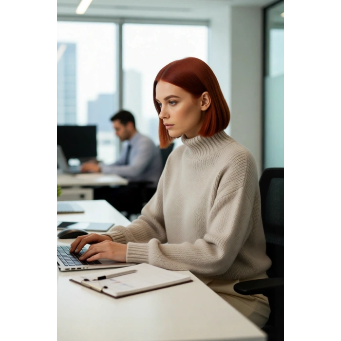 Kadın Oversize Kalın Dik Yaka Triko Kazak Kışlık Soğuk Havalarda Konforlu Günlük Stil Kaliteli