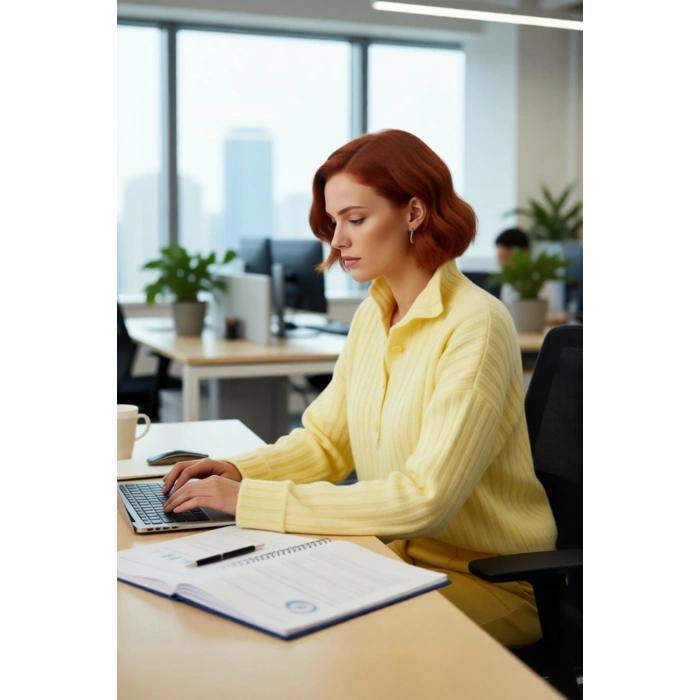 Kadın Oversize Kesim Düşük Kol Dik Yaka Fitilli Triko Kazak Kışlık Rahat ve Şık Günlük Kombinler