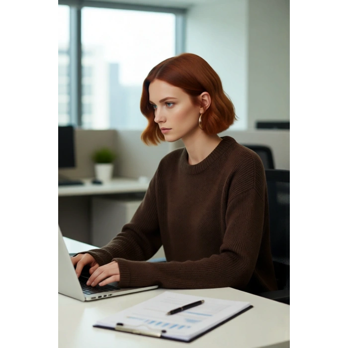 Kadın Oversize Triko Kazak Geniş İspanyol Kol Bisiklet Yaka Düz Dokulu Kışlık Basic Model Kaliteli