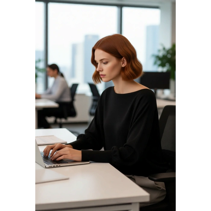 Kadın Oversize Triko Kazak Kayık Yaka ve Yarasa Kol Detaylı Kış Bahar Gardıroplarının