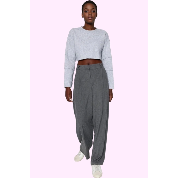 Kadın Palazzo Pantolon Uzun Boy Casual Wide Leg Tasarım Günlük Kullanım Yaz Aylarının Vazgeçilmezi