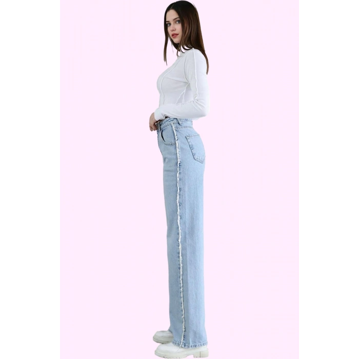 Kadın Pamuk Denim Straight Jean; Yüksek Bel Günlük Kombinler İçin Yaz Aylarının Vazgeçilmezi
