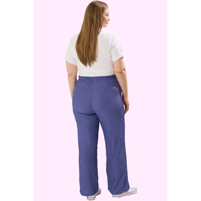 Kadın Polyester Büyük Beden Pantolon Geniş Paça Günlük Kullanım Yaz Aylarının Vazgeçilmezi