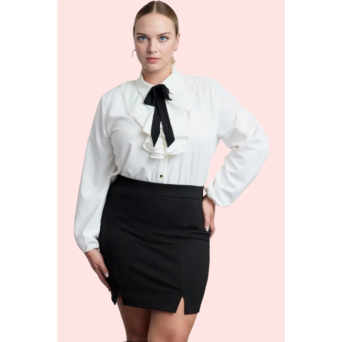 Kadın Polyester Gömlek Yaka Regular Kalıp Dokuma Kumaş Günlük Kullanım Yaz Aylarının Vazgeçilmezi