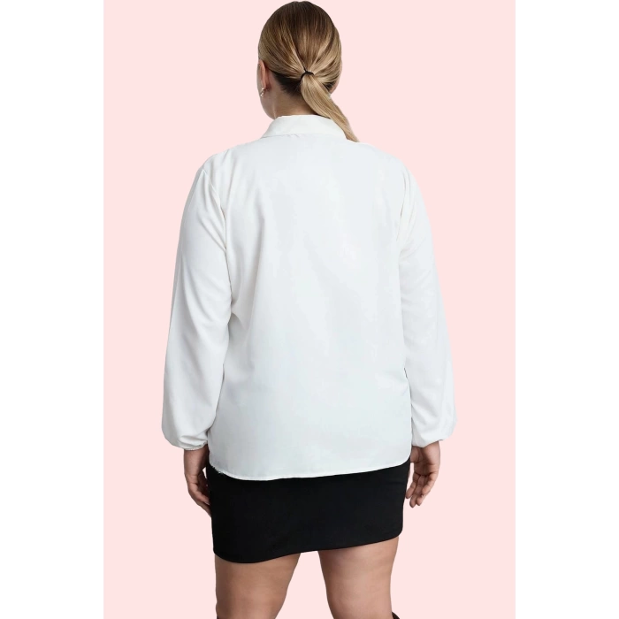 Kadın Polyester Gömlek Yaka Regular Kalıp Dokuma Kumaş Günlük Kullanım Yaz Aylarının Vazgeçilmezi