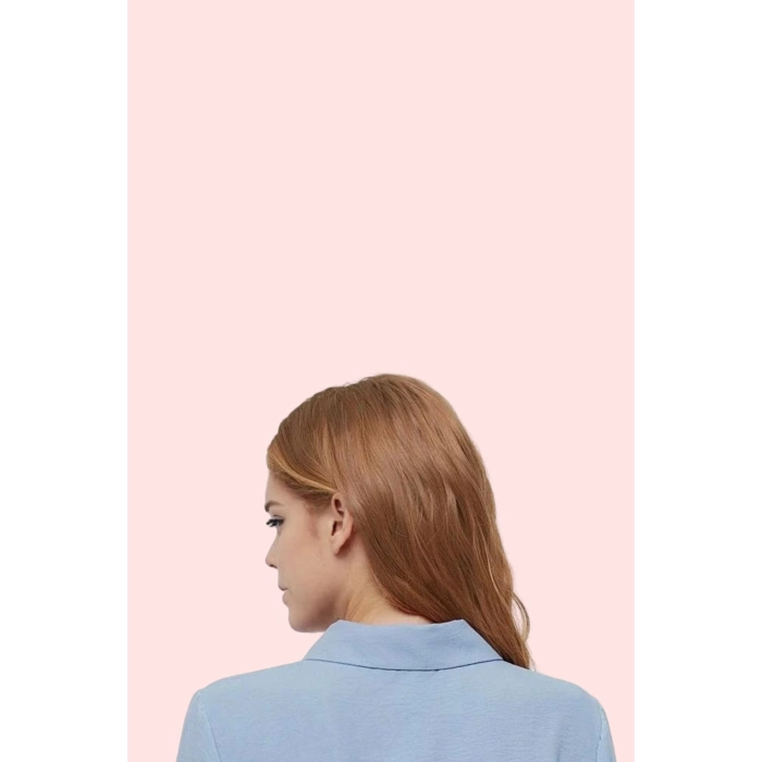 Kadın Polyester Lilyum Dokuma Gömlek Uzun Kollu Casual Stil Günlük Kullanım Modern Tasarım