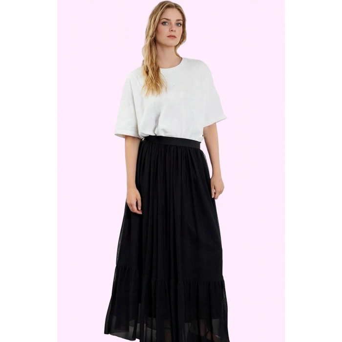 Kadın Polyester Maxi Etek Günlük Casual Tarz Astarlı Dokuma Hafta Sonu Yaz Aylarının Vazgeçilmezi