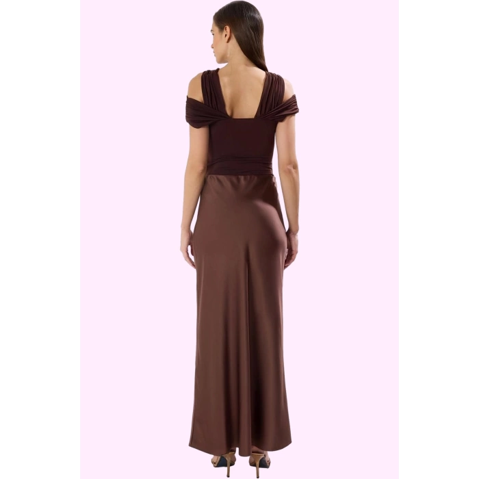 Kadın Polyester Maxi Etek Kalem Kalıp Saten Dokuma Tüm Sezonlar İçin Uygun Günlük Kullanım