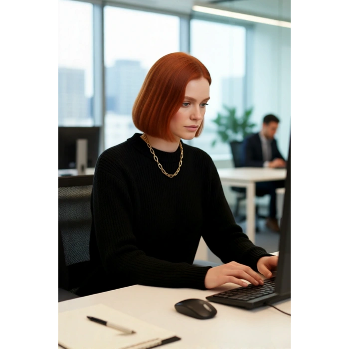 Kadın Rahat Oversize Triko Kazak Düşük Kol Bisiklet Yaka Kışlık Günlük Basic Giyim Stili Kaliteli