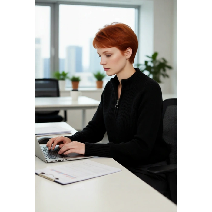 Kadın Regular Fit Crop Dik Yaka Fermuarlı Selanik Örgü Akrilik Triko Kazak Kışlık Kombinlerin