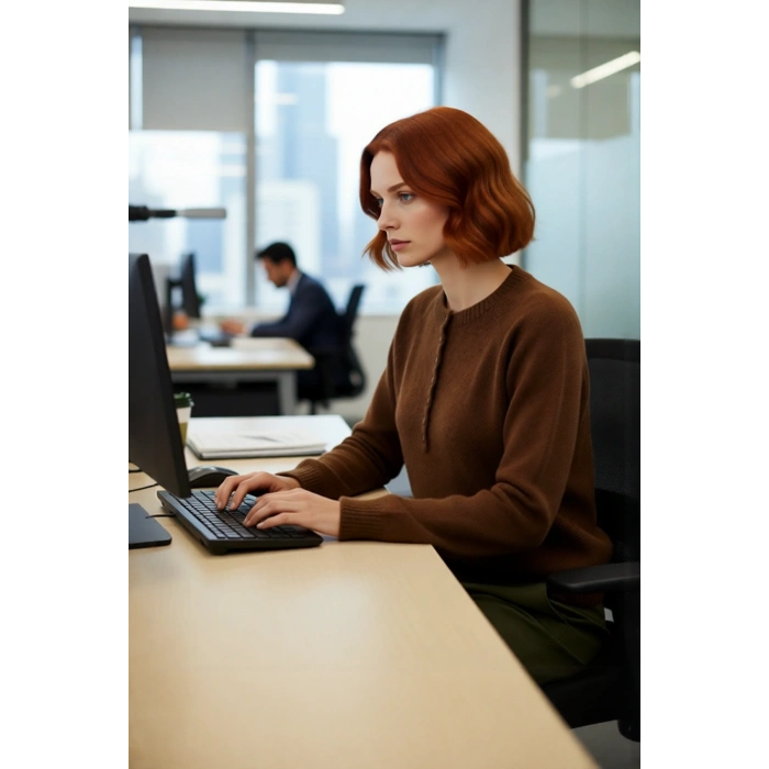 Kadın Regular Kalıp Bisiklet Yaka Düğme Detaylı Reglan Kol Triko Kazak Yumuşak Dokulu Kış Günlük