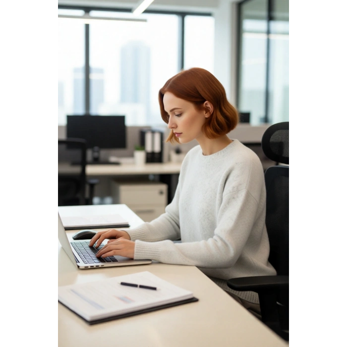 Kadın Regular Kalıp Düz Desen Bisiklet Yaka Triko Kazak Kışlık Sıcak Konforlu Günlük Stil Kaliteli