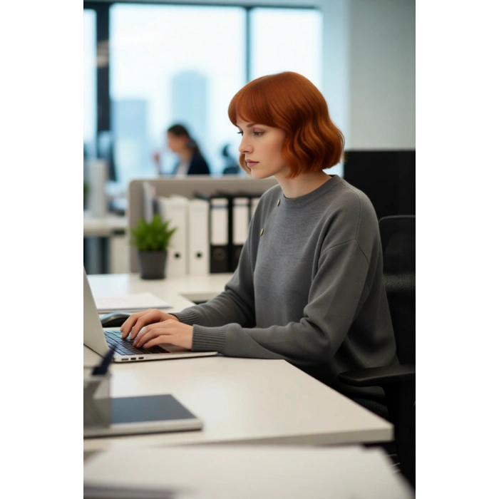 Kadın Regular Kalıp Düz Düşük Kol Bisiklet Yaka Akrilik Triko Kazak Şık Altın Düğmeli Kışlık Stil