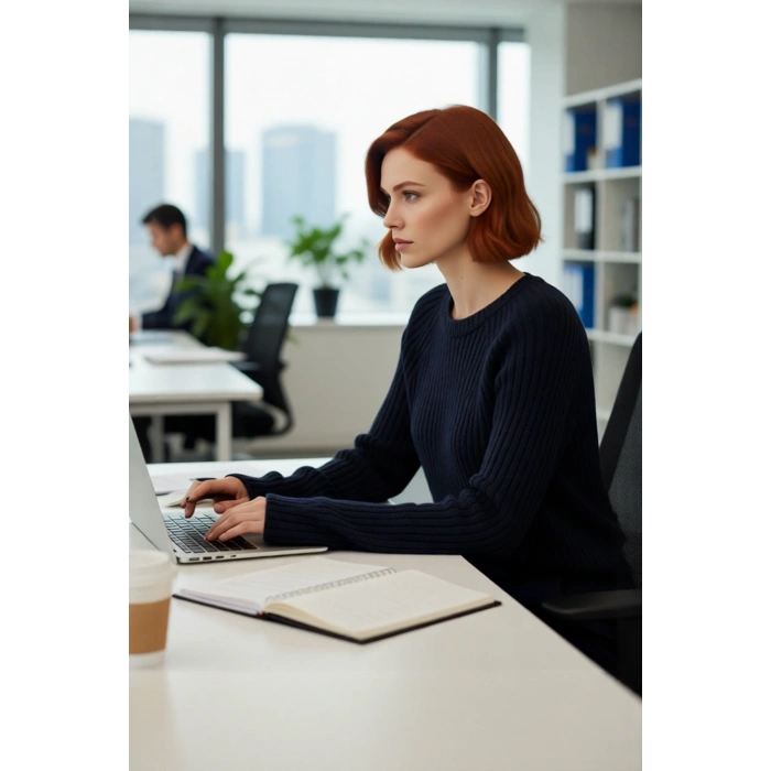 Kadın Regular Kalıp Triko Kazak Peplum Detayı Sürdürülebilir Reglan Kol Orta Kalınlık Günlük