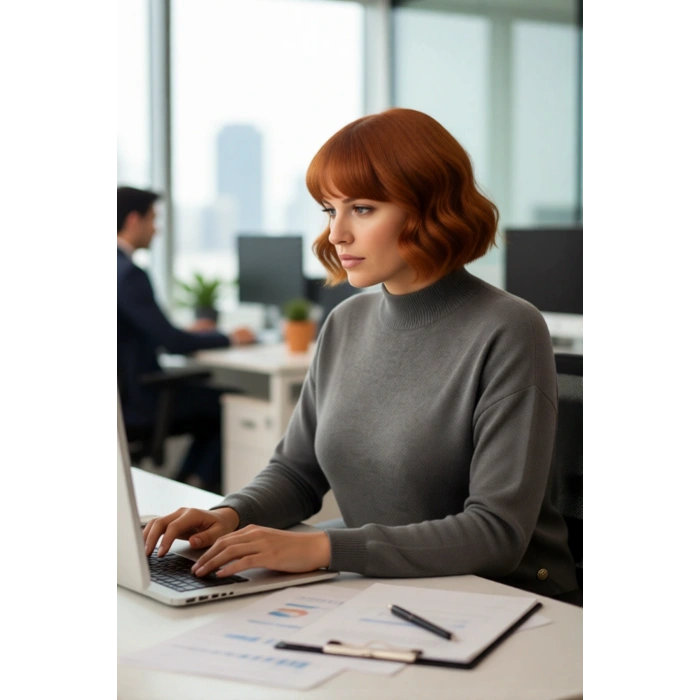 Kadın Relaxed Kalıp Balıkçı Yaka Triko Kazak Yan Düğme Detaylı Uzun Kol Kışlık Şıklık Sunar