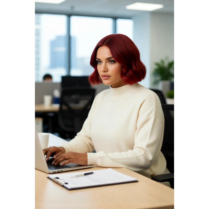 Kadın Relaxed Kalıp Balıkçı Yaka Triko Kazak Yan Düğme Detaylı Uzun Kol Kışlık Şıklık Sunar