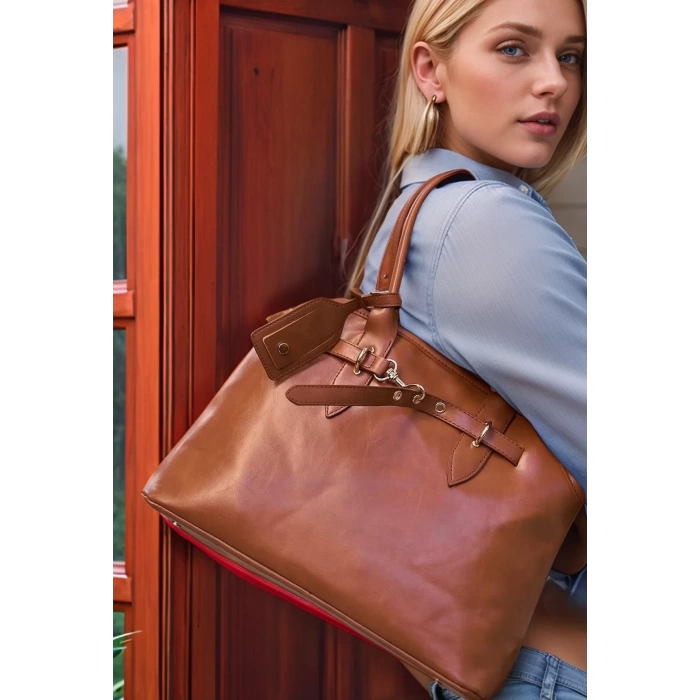 Kadın Retro Stil El Çantası Omuz Askılı Suni Deri Günlük Ve Şık Kombinler İçin Uzun Ömürlü