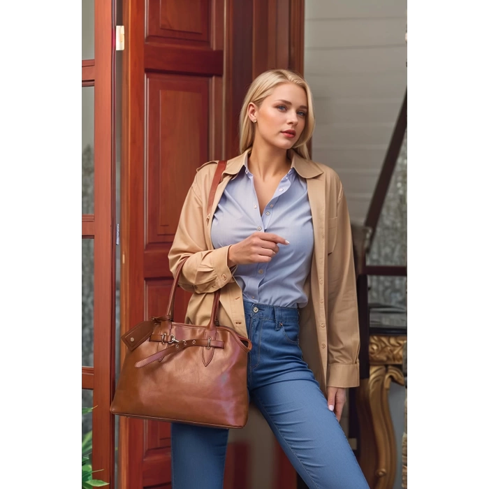 Kadın Retro Stil El Çantası Omuz Askılı Suni Deri Günlük Ve Şık Kombinler İçin Uzun Ömürlü