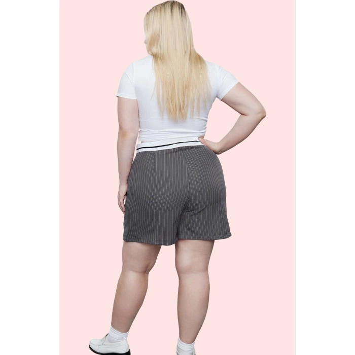 Kadın Şık Mini Şort Etek Dar Paça Polyester Karışımlı Yazlık Günlük Kullanım Modern Tasarım