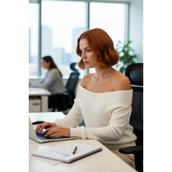 Kadın Şık Super Crop Kayık Yaka Boncuk İşlemeli Triko Kazak Oversize Rahat Kışlık Stil Kaliteli