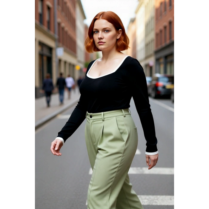 Kadın Siyah Kare Yaka Bodycone Fitted İnce Triko Kazak Standart Kol Günlük Şıklık İçin İdeal